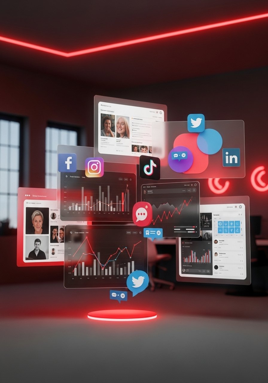 إدارة حسابات التواصل الاجتماعي